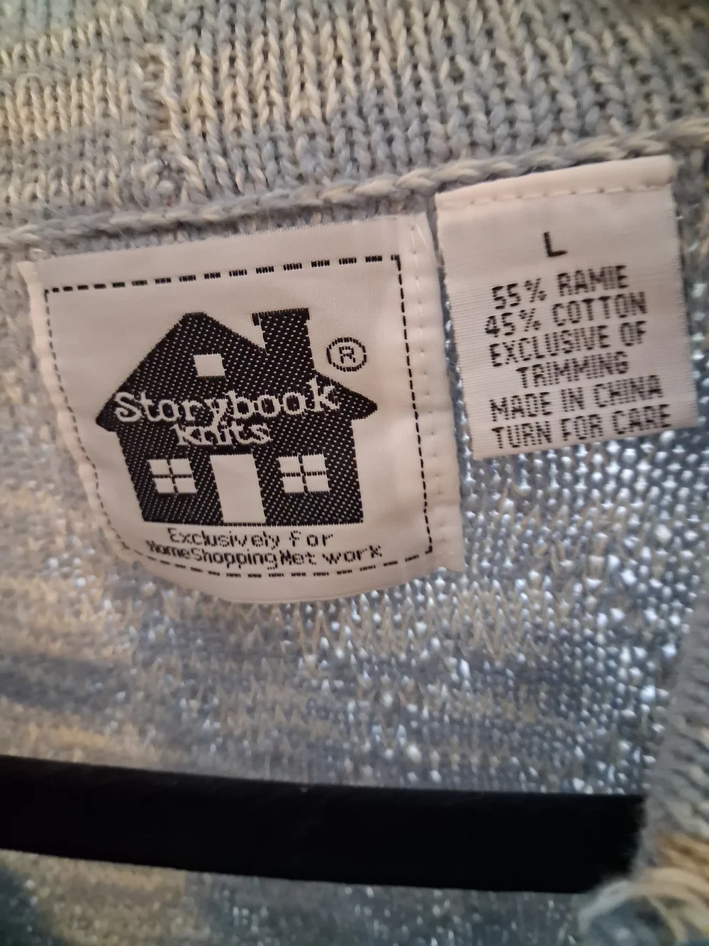 Storybook Knits Gray Cardigan with Yellow Trim